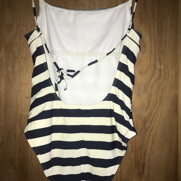 Striped one piece bathing suit - Picture 2 of 2